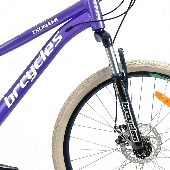 Bicicleta MTB-HT 26" BR Tsunami Pro2008 cadru otel, manete secventiale, frane disc, 21 viteze [3]