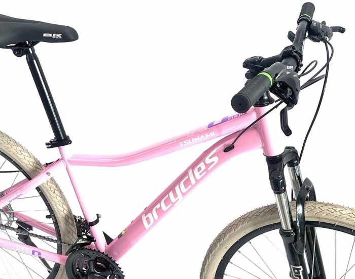 Bicicleta MTB-HT 26" BR Tsunami Pro2008 cadru otel, manete secventiale, frane disc, 21 viteze [13]