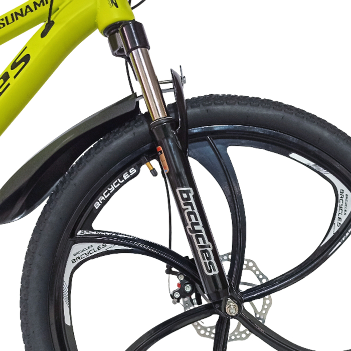 Bicicleta MTB-HT 26" BR Tsunami ProMG, cadru otel 15", jante magneziu, manete secventiale, frane disc, 21 viteze [4]