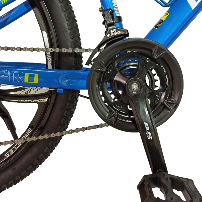 Bicicleta MTB-HT 26" BR Tsunami ProMG, cadru otel 15", jante magneziu, manete secventiale, frane disc, 21 viteze [7]