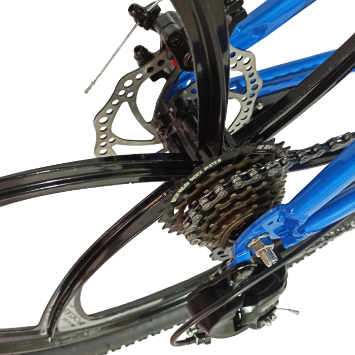 Bicicleta MTB-HT 26" BR Tsunami ProMG, cadru otel 15", jante magneziu, manete secventiale, frane disc, 21 viteze [9]