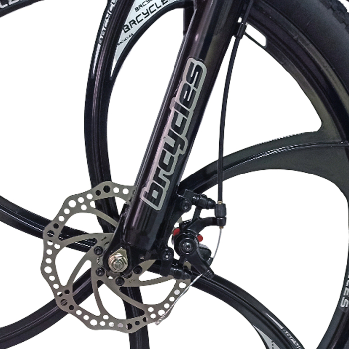 Bicicleta MTB-HT 26" BR Tsunami ProMG, cadru otel 15", jante magneziu, manete secventiale, frane disc, 21 viteze [17]