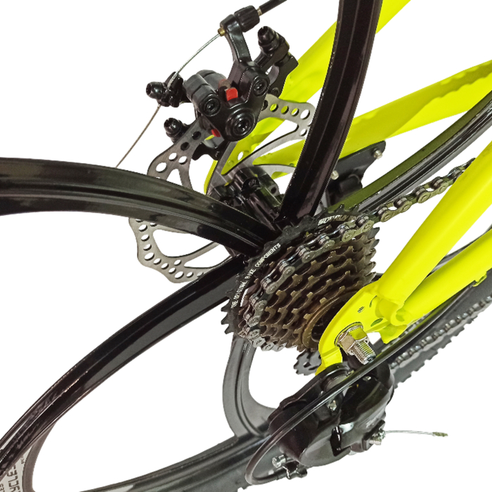 Bicicleta MTB-HT 26" BR Tsunami ProMG, cadru otel 15", jante magneziu, manete secventiale, frane disc, 21 viteze [9]