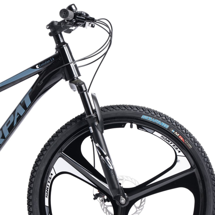 Bicicleta MTB-HT 26" CARPAT Evolution 2.6, cadru aluminiu 17", jante magneziu, manete secventiale, frane disc, 21 viteze [4]