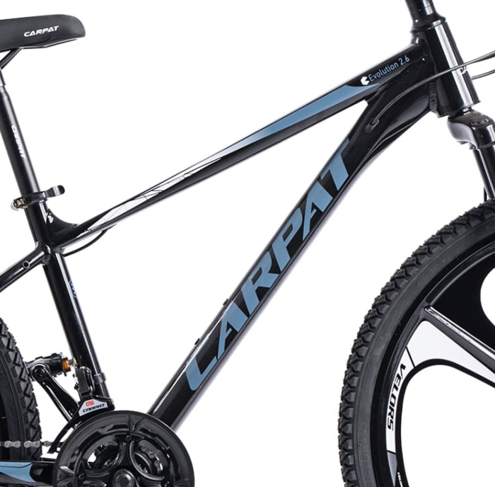 Bicicleta MTB-HT 26" CARPAT Evolution 2.6, cadru aluminiu 17", jante magneziu, manete secventiale, frane disc, 21 viteze [10]