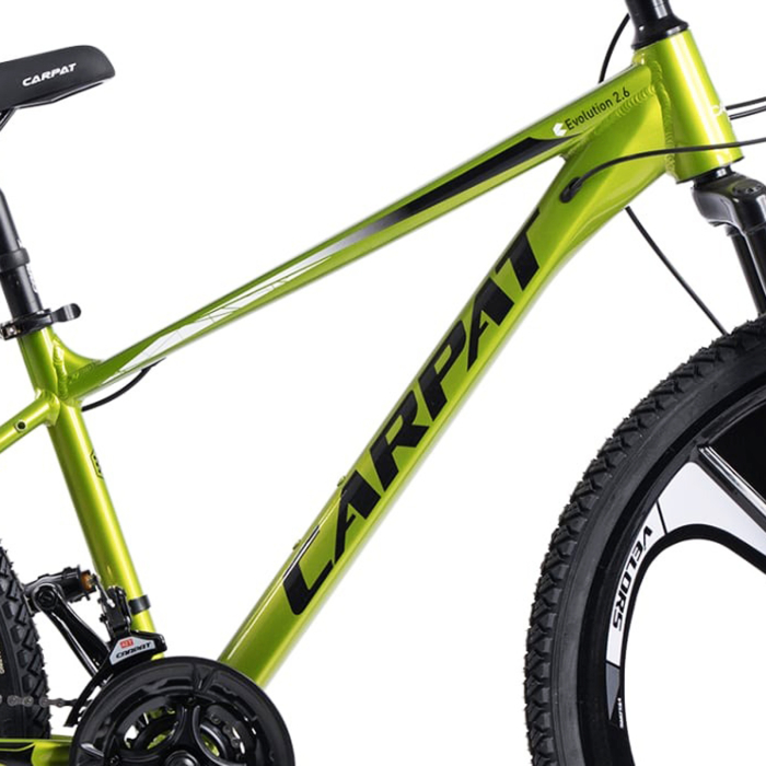 Bicicleta MTB-HT 26" CARPAT Evolution 2.6, cadru aluminiu 17", jante magneziu, manete secventiale, frane disc, 21 viteze [10]