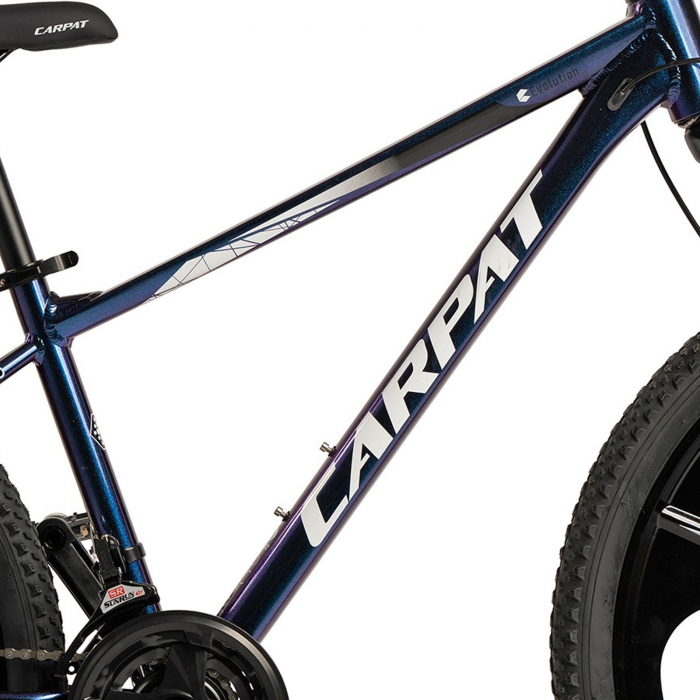 Bicicleta MTB-HT 26" CARPAT Evolution 2.6, cadru aluminiu 17", jante magneziu, manete secventiale, frane disc, 21 viteze [12]