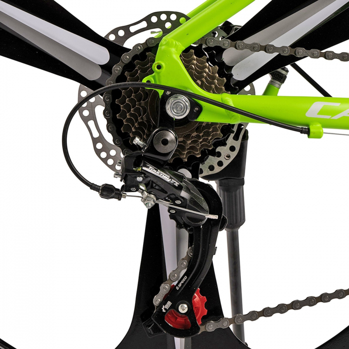 Bicicleta MTB-HT 26" CARPAT Evolution 2.6, cadru aluminiu 17", jante magneziu, manete secventiale, frane disc, 21 viteze [9]