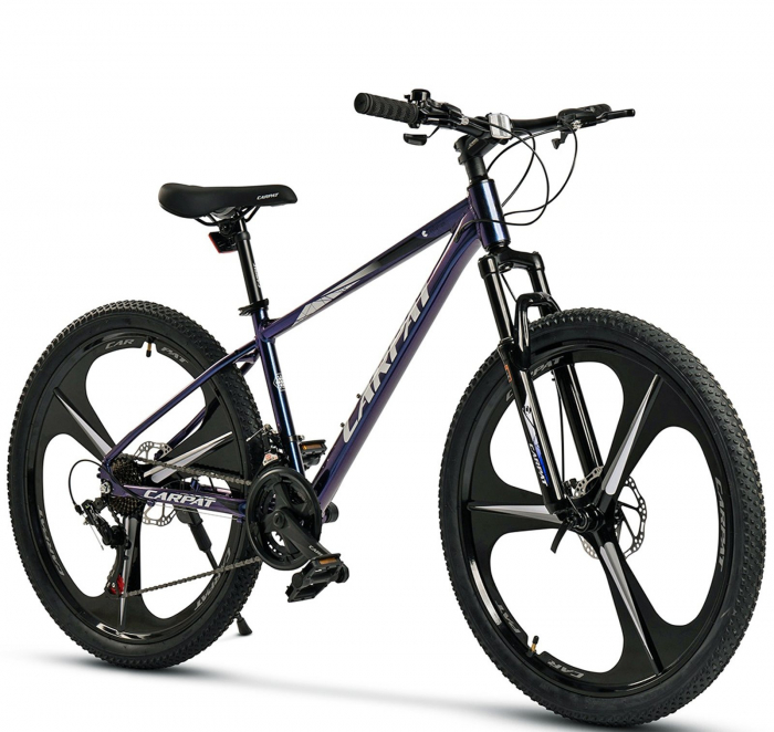 Bicicleta MTB-HT 26" CARPAT Evolution 2.6, cadru aluminiu 17", jante magneziu, manete secventiale, frane disc, 21 viteze [1]