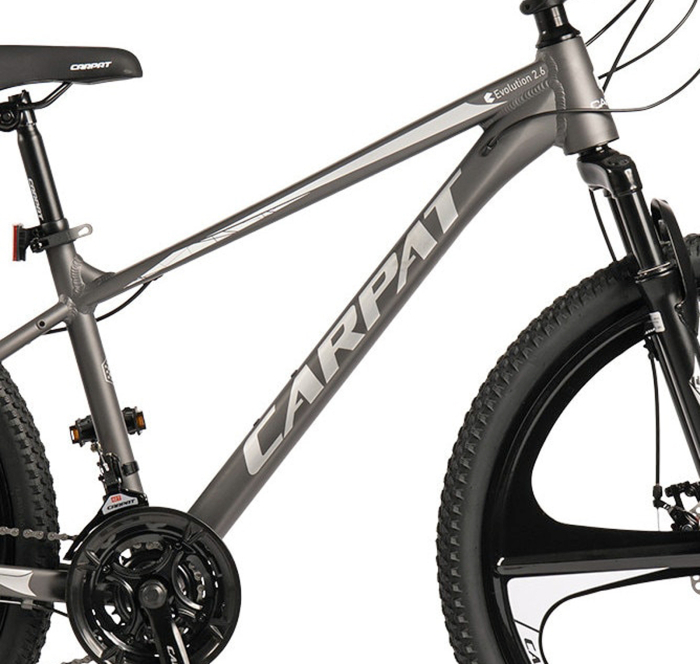 Bicicleta MTB-HT 26" CARPAT Evolution 2.6, cadru aluminiu 17", jante magneziu, manete secventiale, frane disc, 21 viteze [10]