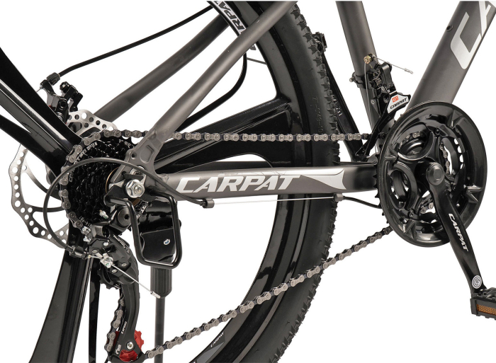 Bicicleta MTB-HT 26" CARPAT Evolution 2.6, cadru aluminiu 17", jante magneziu, manete secventiale, frane disc, 21 viteze [8]