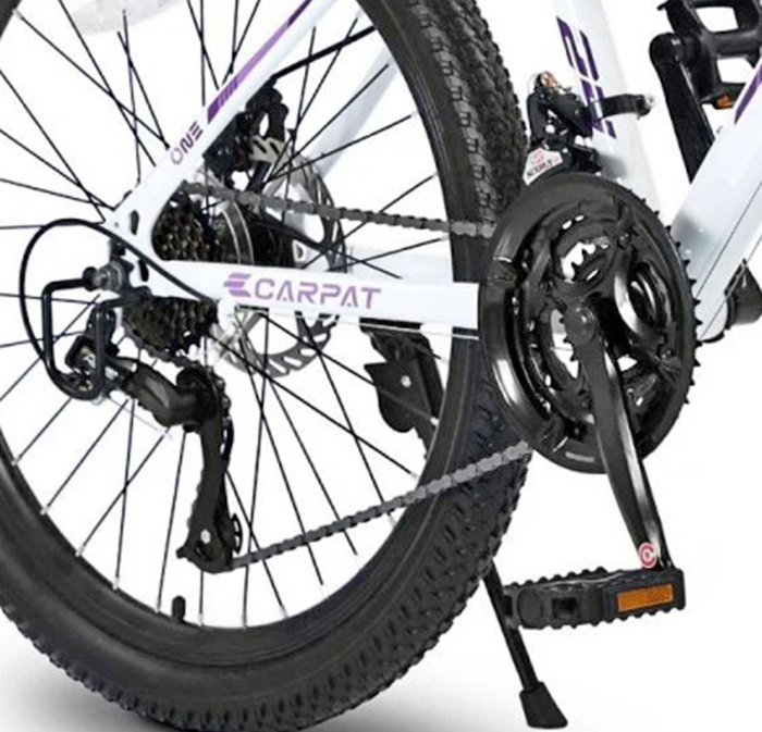 ﻿﻿Bicicleta MTB-HT 26" Carpat One, cadru otel 17", manete RevoShift, frane disc, 21 viteze [6]