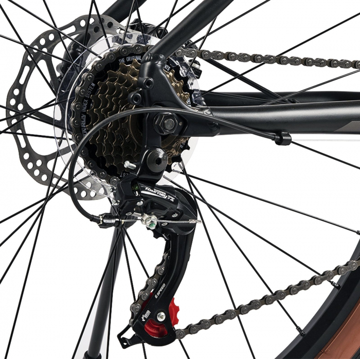 Bicicleta MTB-HT 26" CARPAT Tanker 312"Series, cadru aluminiu, manete secventiale, frane disc, 21 viteze [8]