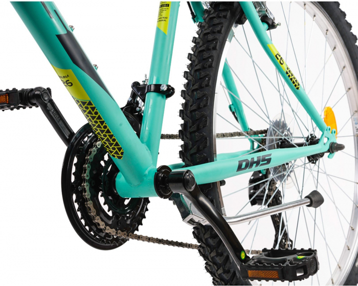 Bicicleta MTB-HT 26" DHS Terrana 2604, cadru otel, manete revoshift, frane V-Brake, 18 viteze [8]