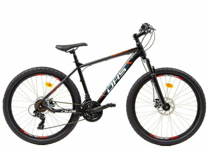 Bicicleta MTB-HT 26" TERRANA 2605, cadru otel, manete revoshift, frane disc, 21 viteze [2]