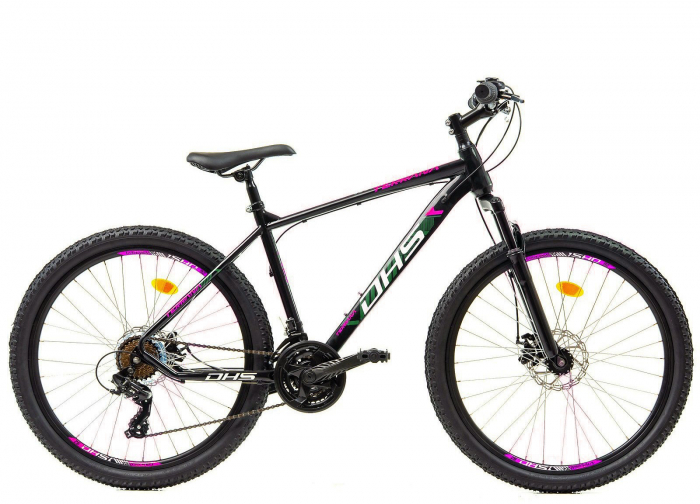 Bicicleta MTB-HT 26" TERRANA 2605, cadru otel, manete revoshift, frane disc, 21 viteze [2]