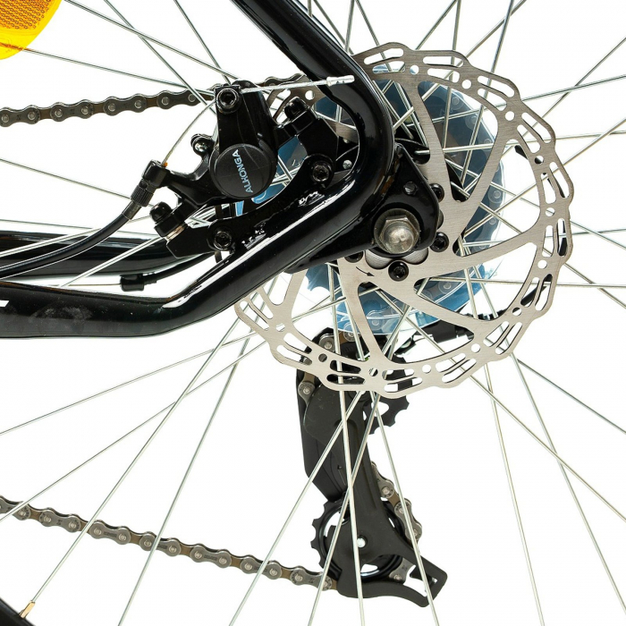 Bicicleta MTB-HT 26" TERRANA 2605, cadru otel, manete revoshift, frane disc, 21 viteze [7]