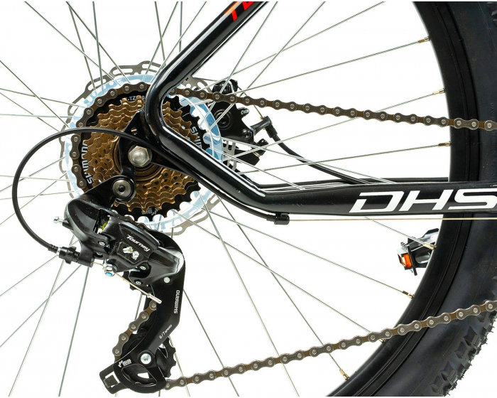 Bicicleta MTB-HT 26" TERRANA 2605, cadru otel, manete revoshift, frane disc, 21 viteze [9]