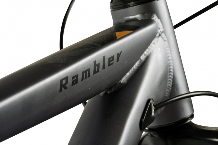 Bicicleta MTB-HT 26" VELORS Rambler, cadru otel 17", manete secventiale, frane disc, 21 viteze, negru/portocaliu [12]