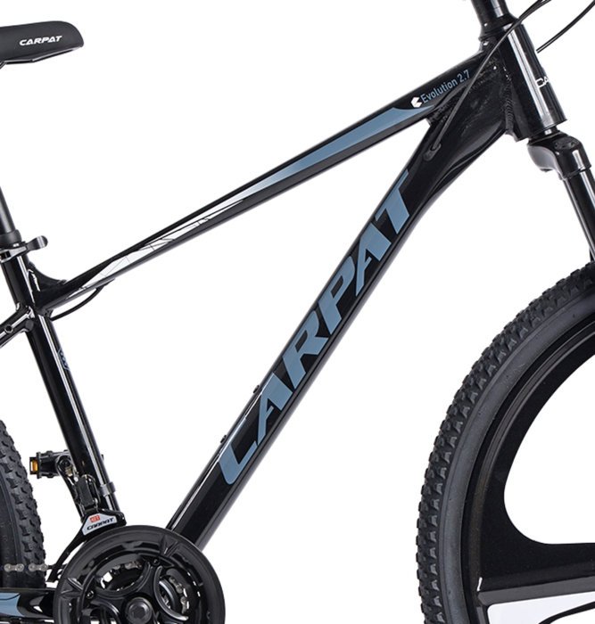 Bicicleta MTB-HT 27.5" CARPAT Evolution 2.7, cadru aluminiu, jante magneziu, manete secventiale, frane disc, 21 viteze [11]