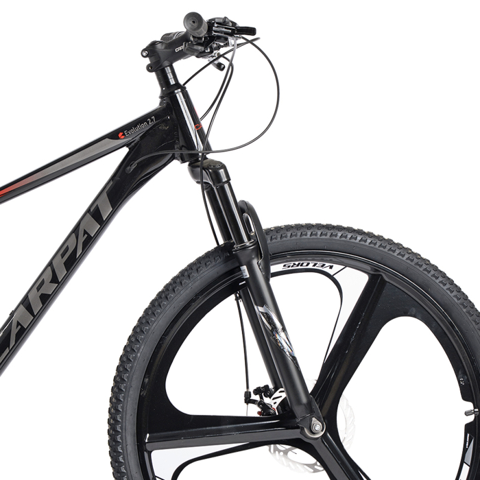 Bicicleta MTB-HT 27.5" CARPAT Evolution 2.7, cadru aluminiu, jante magneziu, manete secventiale, frane disc, 21 viteze [4]