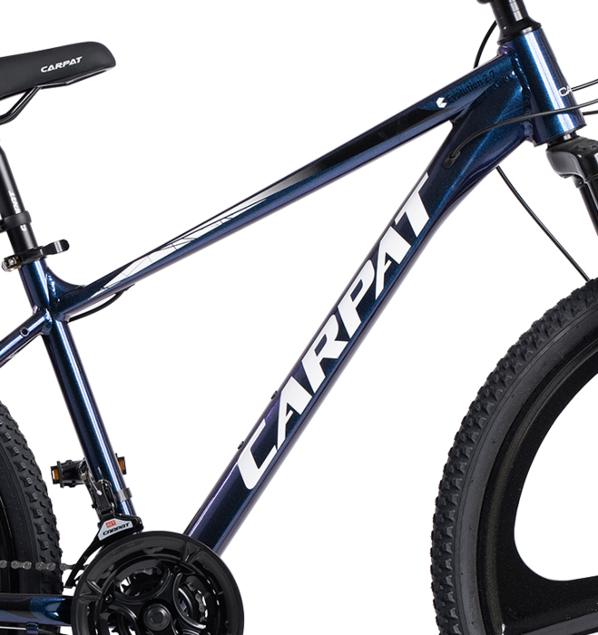 Bicicleta MTB-HT 27.5" CARPAT Evolution 2.7, cadru aluminiu, jante magneziu, manete secventiale, frane disc, 21 viteze [11]