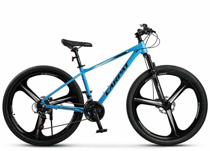 Bicicleta MTB-HT 27.5" CARPAT Evolution 2.7, cadru aluminiu, jante magneziu, manete secventiale, frane disc, 21 viteze [2]