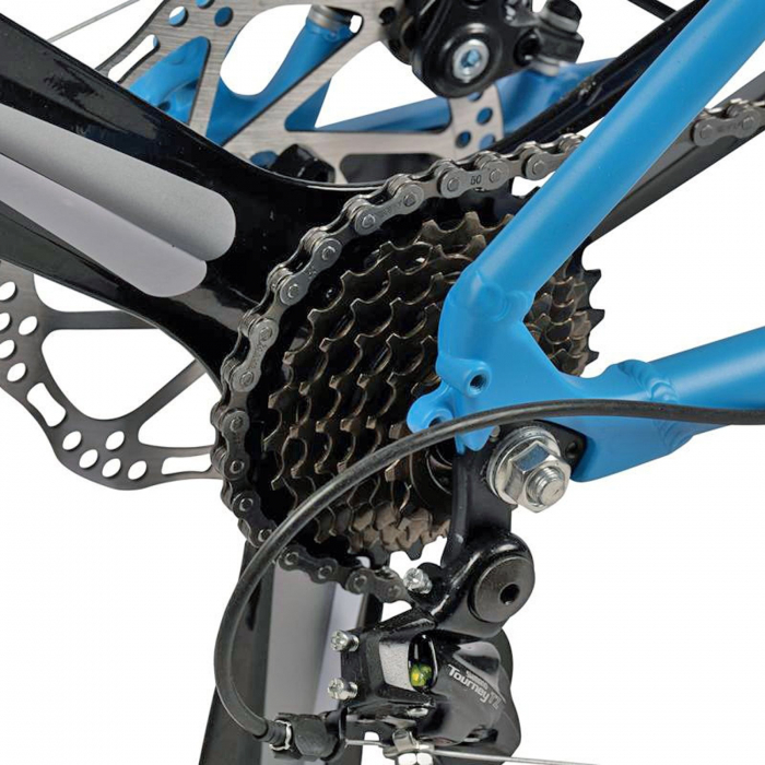 Bicicleta MTB-HT 27.5" CARPAT Evolution 2.7, cadru aluminiu, jante magneziu, manete secventiale, frane disc, 21 viteze [9]