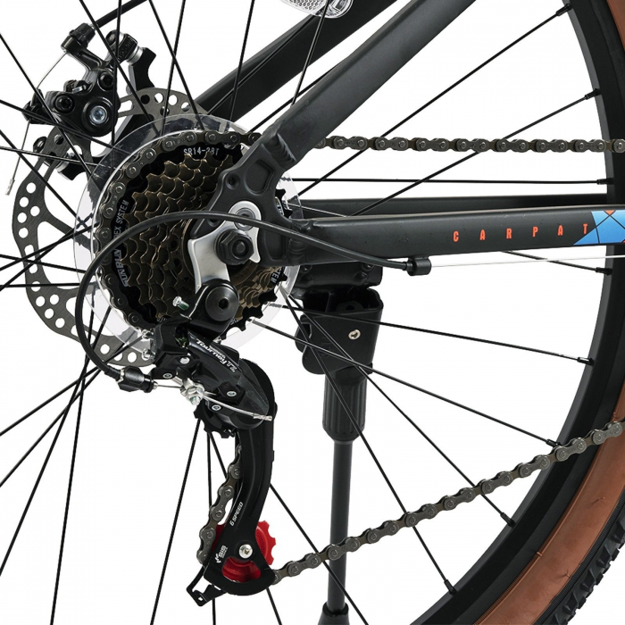 Bicicleta MTB-HT 27.5" CARPAT Forever 2.7, cadru aluminiu, manete secventiale, frane disc, 21 viteze [7]