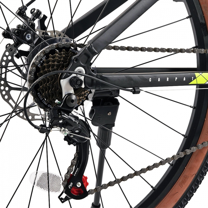 Bicicleta MTB-HT 27.5" CARPAT Forever 2.7, cadru aluminiu, manete secventiale, frane disc, 21 viteze [7]