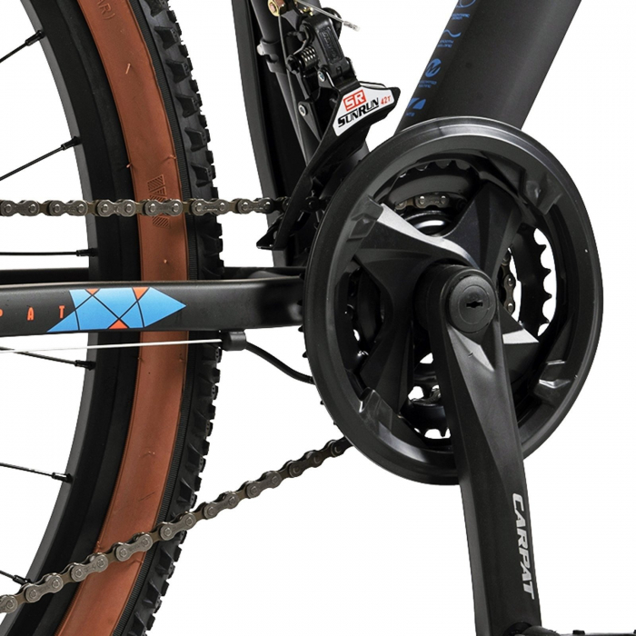 Bicicleta MTB-HT 27.5" CARPAT Forever 2.7, cadru aluminiu, manete secventiale, frane disc, 21 viteze [6]