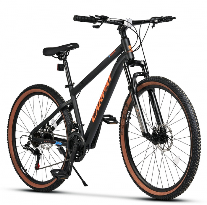 Bicicleta MTB-HT 27.5" CARPAT Forever 2.7, cadru aluminiu, manete secventiale, frane disc, 21 viteze [2]