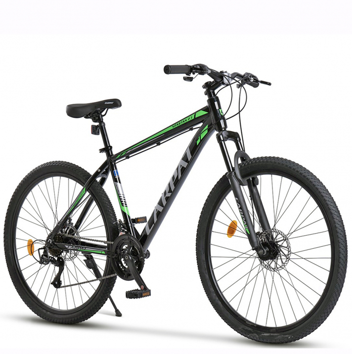 Bicicleta MTB-HT 27.5" CARPAT Spartan 2.7, cadru aluminiu 17", manete secventiale, frane disc, 21 viteze [1]