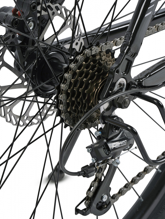 Bicicleta MTB-HT 27.5" CARPAT Spartan 2.7, cadru aluminiu 17", manete secventiale, frane disc, 21 viteze [9]