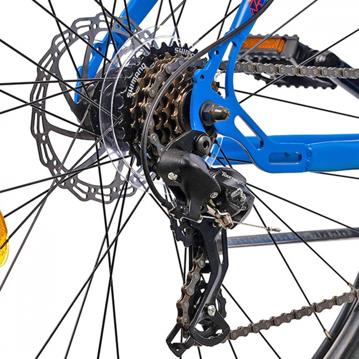 Bicicleta MTB-HT 27.5" COLINELLI 2705, cadru otel, manete revoshift, frane disc, 21 viteze [6]