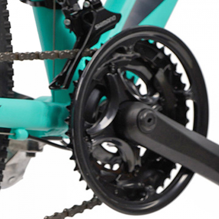 Bicicleta MTB-HT 27.5" COLINELLI 2722, cadru aluminiu 18", manete secventiale, frane V-Brake, 21 viteze, turcoaz [4]