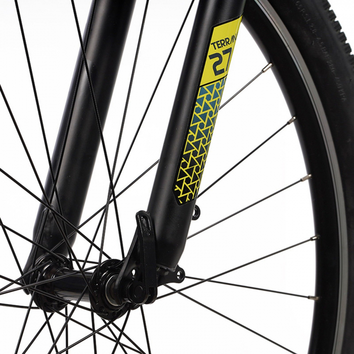 Bicicleta MTB-HT 27.5" COLINELLI 2722, cadru aluminiu 18", manete secventiale, frane V-Brake, 21 viteze, turcoaz [2]