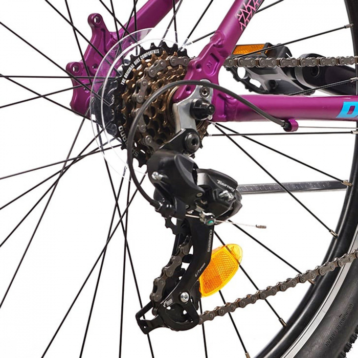 Bicicleta MTB-HT 27.5" DHS Terrana 2722, cadru aluminiu, manete secventiale, frane V-Brake, 21 viteze [8]