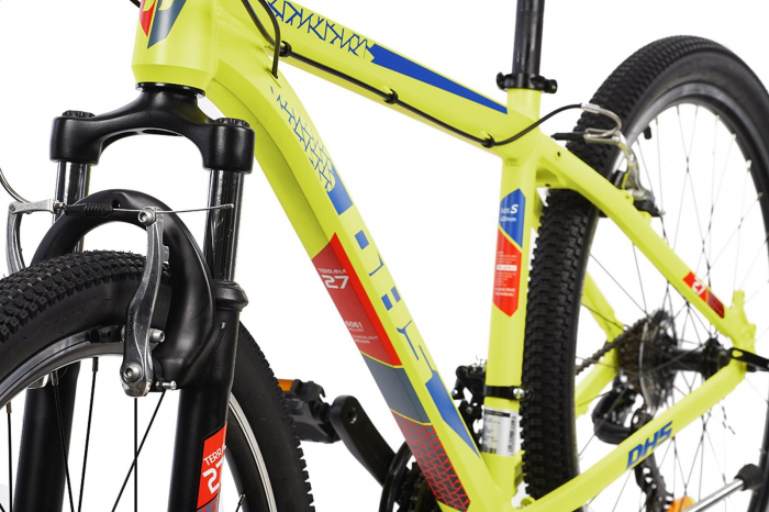 Bicicleta MTB-HT 27.5" DHS Terrana 2723, cadru aluminiu, manete secventiale, frane V-Brake, 21 viteze [4]