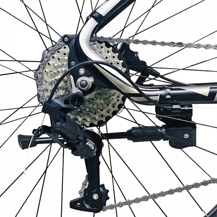 Bicicleta MTB-HT 27.5" GENIO M573, cadru aluminiu, manete secventiale, frane hidraulice, 27 viteze [5]