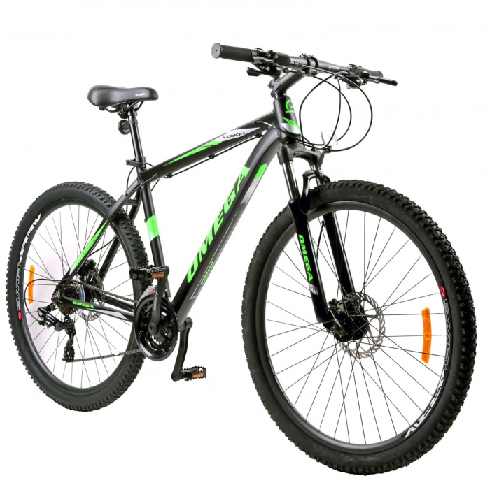 Bicicleta MTB-HT 27.5" OMEGA Legion, cadru aluminiu, manete secventiale, frane hidraulice, 21 viteze [1]