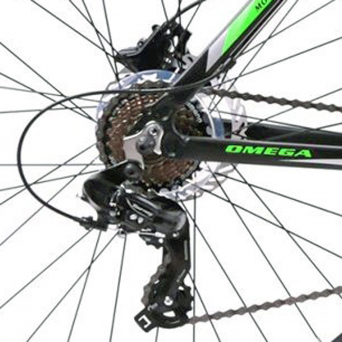 Bicicleta MTB-HT 27.5" OMEGA Legion, cadru aluminiu, manete secventiale, frane hidraulice, 21 viteze [6]