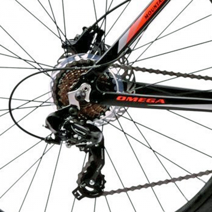 Bicicleta MTB-HT 27.5" OMEGA Legion, cadru aluminiu, manete secventiale, frane hidraulice, 21 viteze [6]