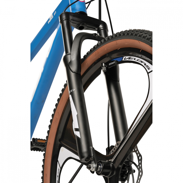 Bicicleta MTB-HT 27.5" VELORS Prime 2.7, cadru otel 18", jante magneziu, frane disc, manete secventiale, 21 viteze, albastru/alb [4]