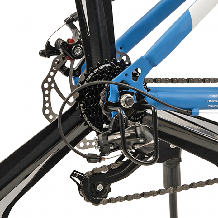 Bicicleta MTB-HT 27.5" VELORS Prime 2.7, cadru otel 18", jante magneziu, frane disc, manete secventiale, 21 viteze, albastru/alb [9]