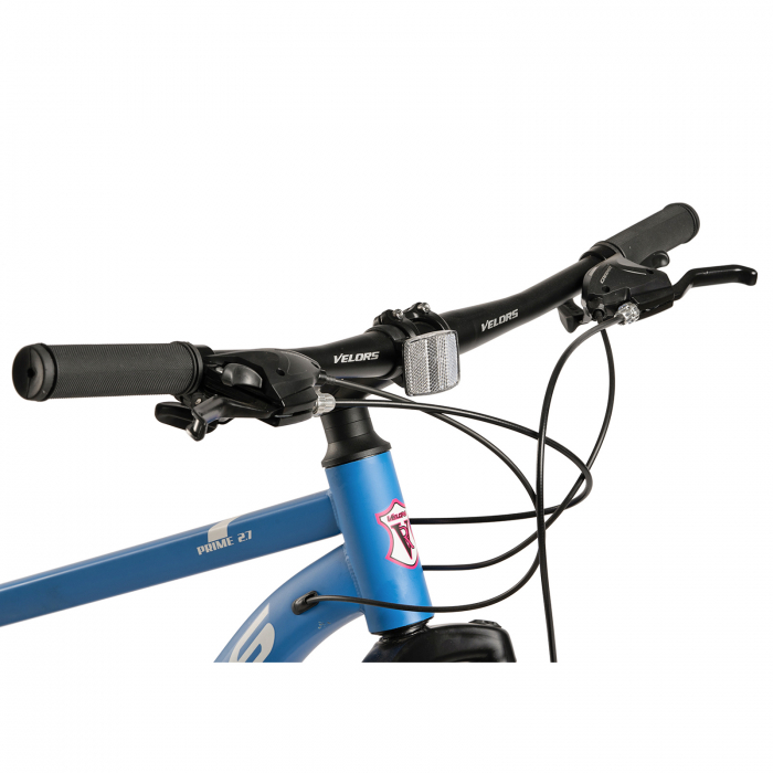 Bicicleta MTB-HT 27.5" VELORS Prime 2.7, cadru otel 18", jante magneziu, frane disc, manete secventiale, 21 viteze, albastru/alb [5]