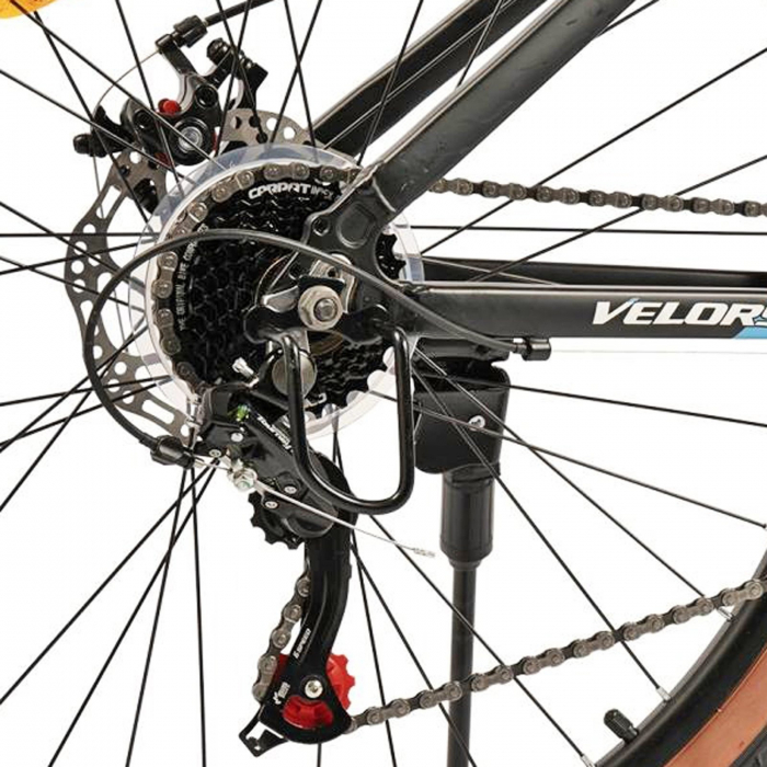 Bicicleta MTB-HT 27.5" VELORS Forest 2.7, cadru aluminiu, manete secventiale, frane disc, 21 viteze [13]