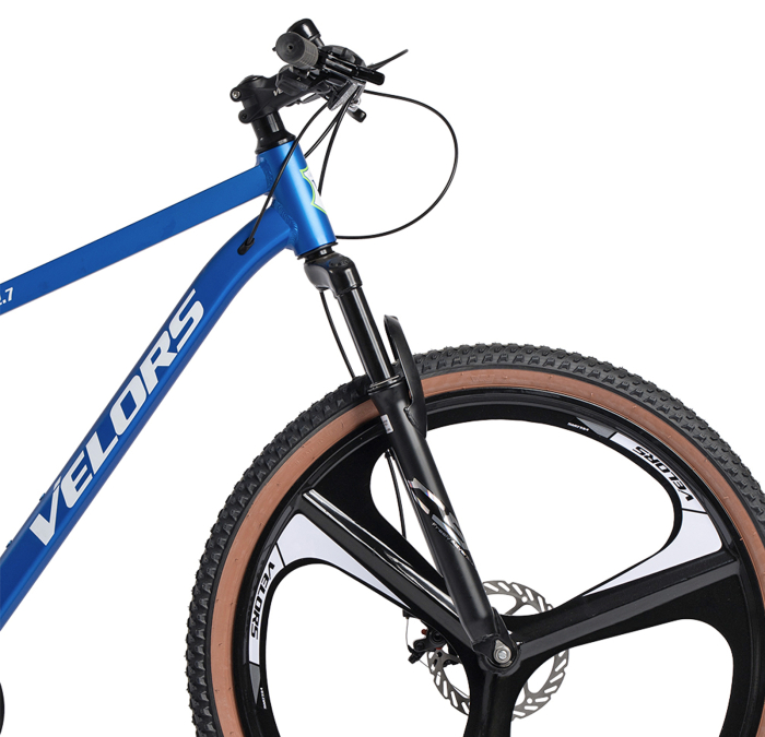 Bicicleta MTB-HT 27.5" VELORS Power 2.7, cadru otel 17", jante magneziu, manete secventiale, frane disc, 21 viteze [5]