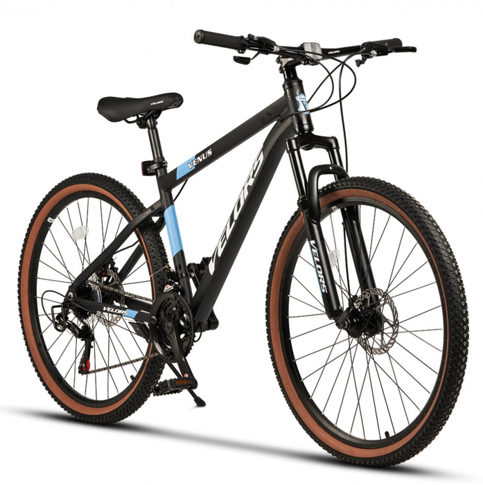 Bicicleta MTB-HT 27.5" VELORS Venus, cadru aluminiu, manete secventiale, frane disc, 21 viteze [1]