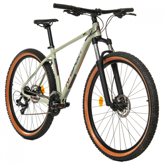 Bicicleta MTB-HT 29" AFISPORT M3, cadru aluminiu, manete secventiale, frane hidraulice, 24 viteze [1]